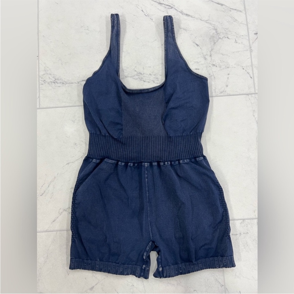NWOT Good Karma Runsie Shorty in Deepest Navy Size XL (>14) - Picture 10 of 11